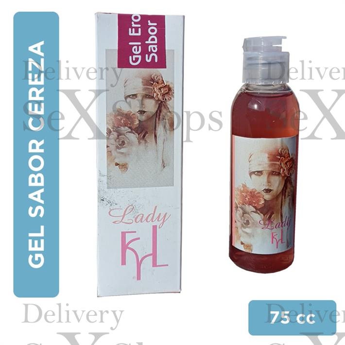  Gel lubricante aroma a cereza 75cc 